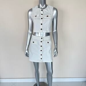 Reformation 2 pieces set skirt/top size 6 US Retail 250$